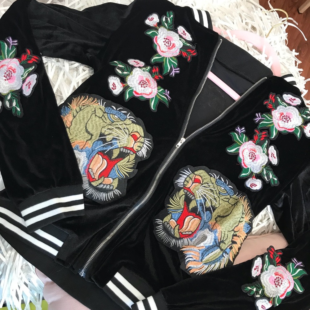 Velour Jumpsuit Top